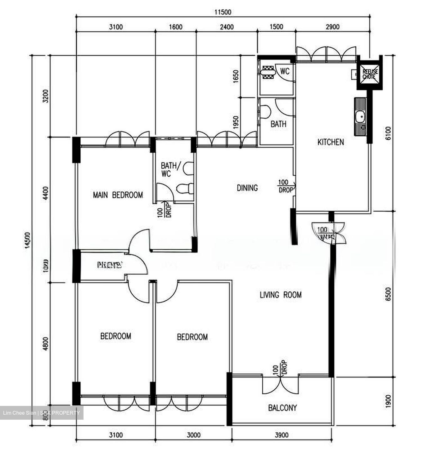 Blk 342 Clementi Avenue 5 (Clementi), HDB 5 Rooms #530498761